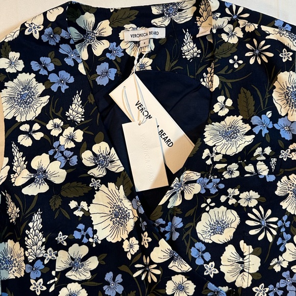 NWT Veronica Beard Brinkley Floral Crop Top Size 8 - Picture 2 of 10
